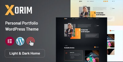Xorim - Personal Portfolio WordPress Theme