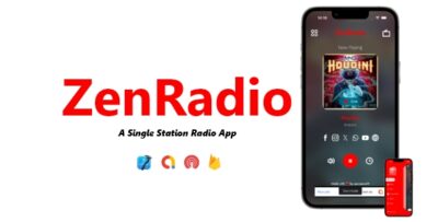 ZenRadio - A Single Station Radio App | ADMOB, ONESIGNAL, FIREBASE