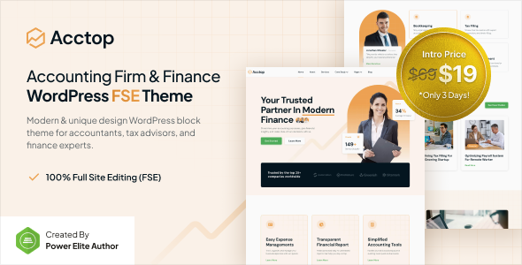 Acctop - Accounting Firm & Finance FSE WordPress Theme Acctop - Accounting Firm & Finance FSE WordPress Theme