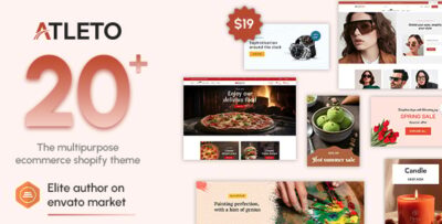Atleto - Responsive Multipurpose eCommerce Shopify Theme