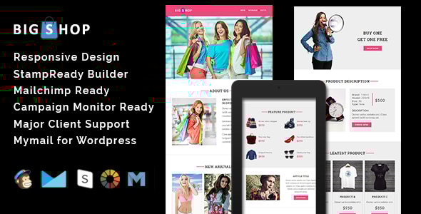 BIGSHOP - Responsive Email Template BIGSHOP - Responsive Email Template