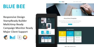 BLUE BEE - Multipurpose Responsive Email Template