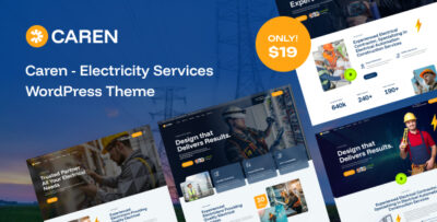 Caren - Electricity Services WordPress Theme