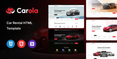 Carola - Car Rental HTML Template