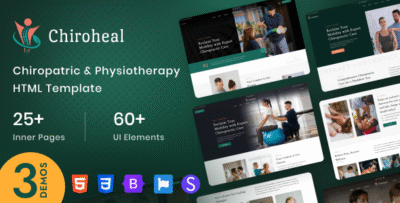 ChiroHeal - Chiropractor & Physiotherapy Wellness HTML Template