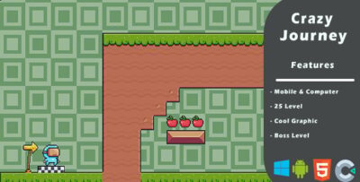 Crazy Journey - HTML5 Game - 2D - Adventure