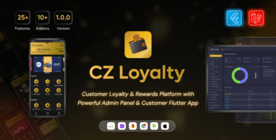 CZ Loyalty - Customer Loyalty & Rewards Platform | Admin Panel & Customer Android IOS App