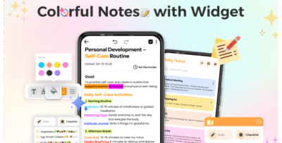 Daily Notes - Easy Notes Creator - Notepad - Daily Reminder - Sticky Notes - Save Notes - Tool app
