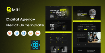 Diziti - Digital Agency React Js Template