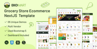 Ekomart - eCommerce React NextJS Template
