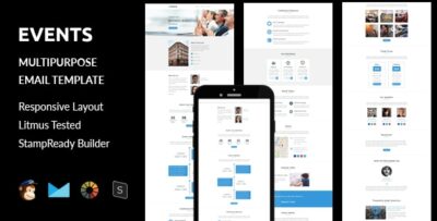 Events - Multipurpose Responsive Email Template + Stampready Builder