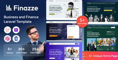 Finazze - Business and Finance Laravel Template