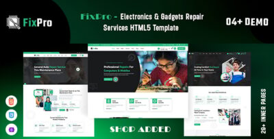Fixpro - Electronics & Gadgets Repair Services HTML5 Template