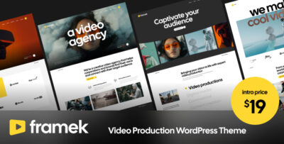 Framek - Video Production WordPress Theme