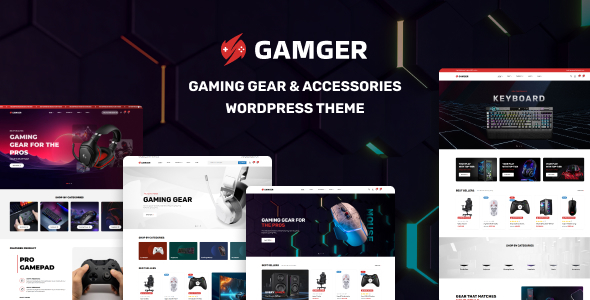 Gamger - Gaming Gear WooCommerce Theme Gamger - Gaming Gear WooCommerce Theme