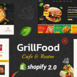 GrillFood - Fast Food and Restaurant Store Shopify 2.0 Responsive Theme