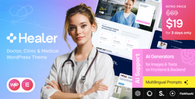 Healer - Doctor, Clinic & Medical WordPress Theme