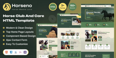Horseno - Horse Club & Riding Sports HTML Template