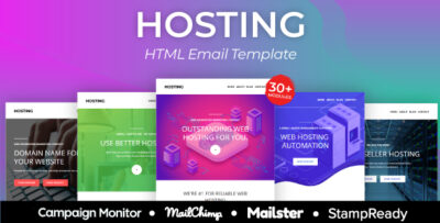 Hostinger - Multipurpose Responsive Email Template for Web Hosting Business