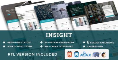 INSIGHT - Multipurpose Responsive HTML Landing Pages