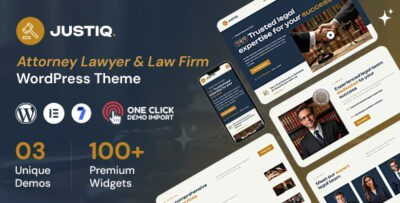 Justiq - Attorney Lawyer WordPress Theme