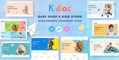 Kidioz - Baby Shop & Kid Store WooCommerce WordPress Theme