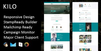 Kilo - Multipurpose Responsive Email Template + Stampready Builder
