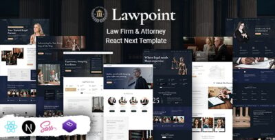 Lawpoint - Attorney Lawyer React Next Template