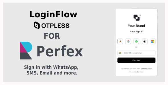 LoginFlow - Otpless for Perfex CRM LoginFlow - Otpless for Perfex CRM