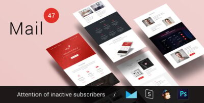 Mail 47 - Multipurpose & Responsive Email Template + Builder