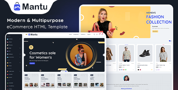 Mantu - eCommerce HTML Template Mantu - eCommerce HTML Template