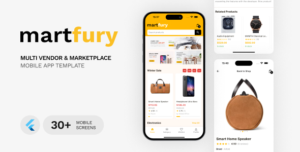MartFury Flutter - Complete eCommerce Mobile Apps for Botble scripts MartFury Flutter - Complete eCommerce Mobile Apps for Botble scripts
