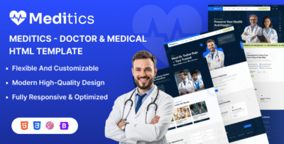 Meditics  - Medical & Healthcare HTML Template