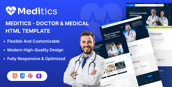 Meditics - Medical & Healthcare HTML Template Meditics - Medical & Healthcare HTML Template