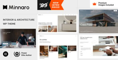 Minnaro- Interior Design and Architecture WordPress Theme