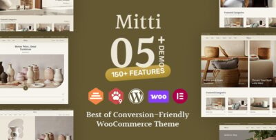 Mitti - Home Decor & Crafts - WooCommerce Theme
