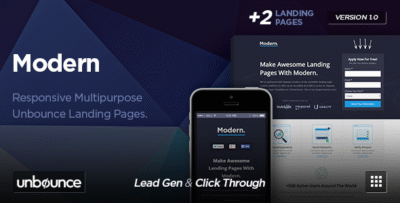 Modern - Multipurpose Unbounce Template