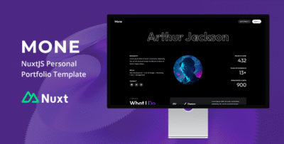 Mone - Nuxt 3 Personal Portfolio Template