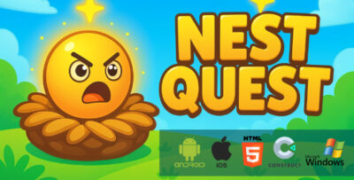 Nest Quest Game - Platformer Puzzle Game | HTML5, Android, iOS & Windows | Construct 3