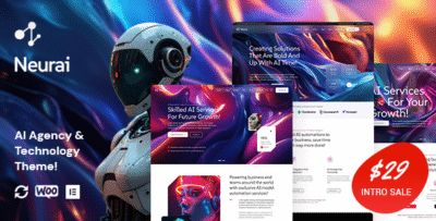 Neurai - AI Agency & Technology WordPress Theme
