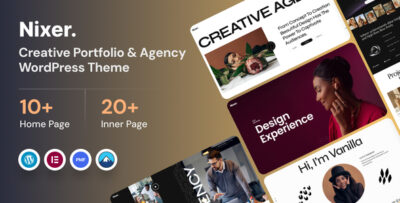 Nixer - Creative Agency WordPress Theme