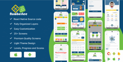 Numberlee – React Native Number Game App with Clean UI