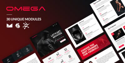 Omega Email-Template + Online Builder