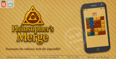 Philosopher’s Merge - HTML5 Casual game