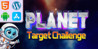 Planet Target Challenge - HTML5 Construct3 Game