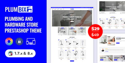 Plumbix - Plumbing Hardware Store Prestashop Responsive Theme