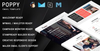 POPPY - Multipurpose Responsive Email Template With Online StampReady Builder Access