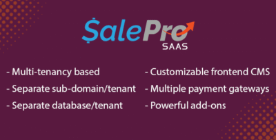 POS SaaS Add-on for SalePro - Multi-Tenant Inventory & Billing Module
