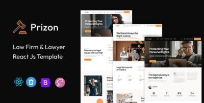 Prizon | Law Firm & Lawyer React Js Template