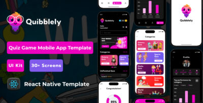 Quibblely GK Quiz React Native Expo Template